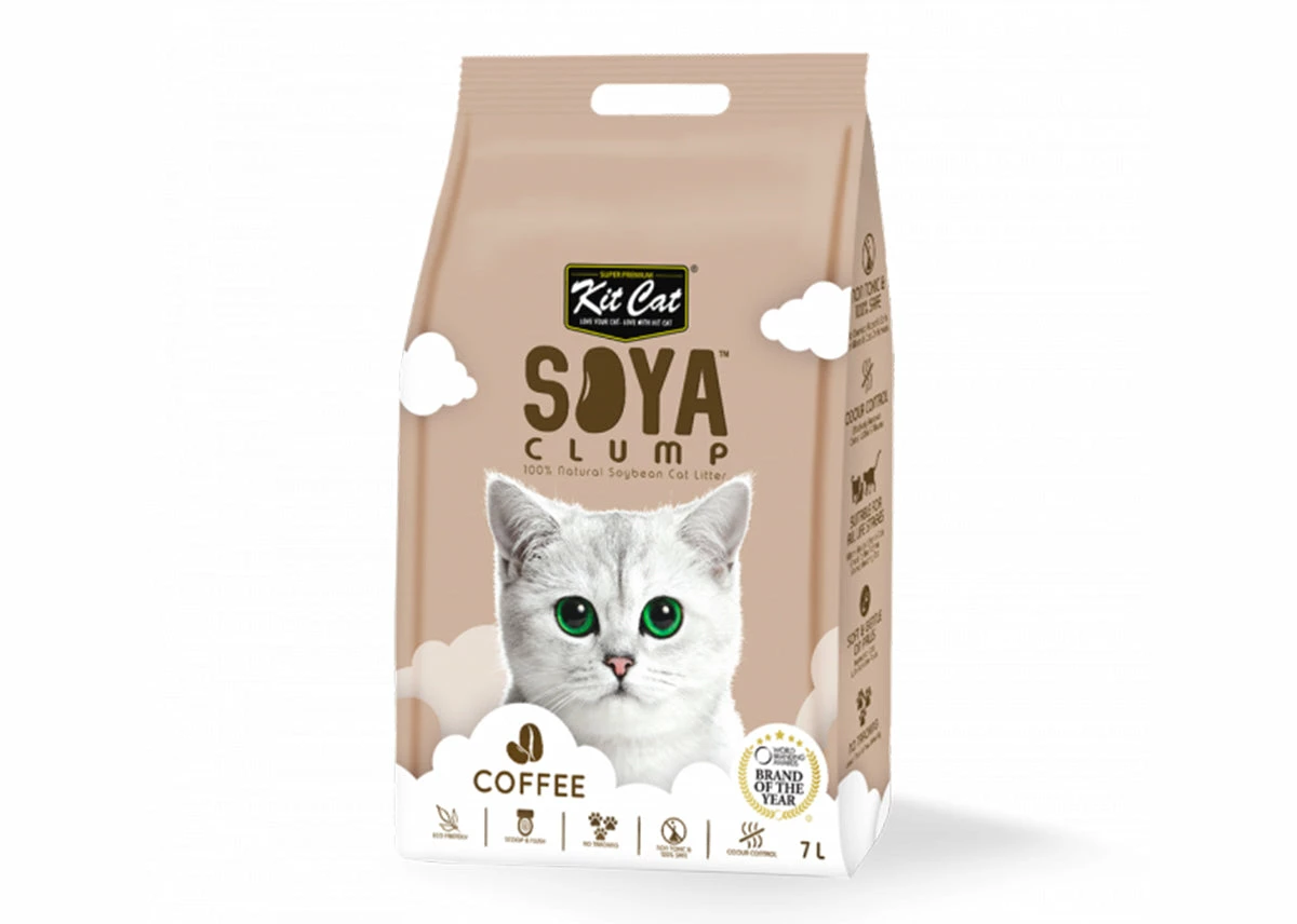 Kit Cat Eco SoyaClump Sable De Café 3 Kit Cat Eco SoyaClump Sable De Café