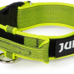 Julius K9 Couleur Du Collier Et Gris Avec Poignée Jaune
