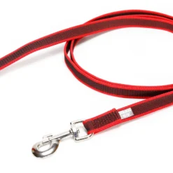 Julius K9 Laisse Rouge Sans Manche Gommée Rouge