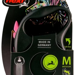 Flexi Strap Design Noir Strap Rose -Trixie Soldes Magasin correa flexi black design m cinta 2 1