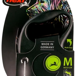 Flexi Design Noir Courroie De Lanière Noire 5 Flexi Design Noir Courroie De Lanière Noire -Trixie Soldes Magasin correa flexi black design m cordon 2