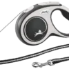 Flexi New Comfort Leash Lanyard Noir/Blanc -Trixie Soldes Magasin correa flexi new comfort s cordon 1