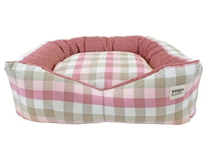 Yagu Berceau Uve Squares Mauve 3 Yagu Berceau Uve Squares Mauve