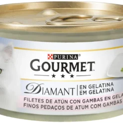 Lot 24 Gourmet Diamant Filettines De Thon Aux Crevettes En Gélatine