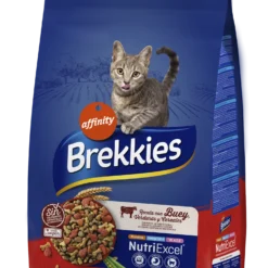 Brekkies Excel Croquettes Pour Chat Excel Au Buf, Aux Légumes Et Aux Céréales