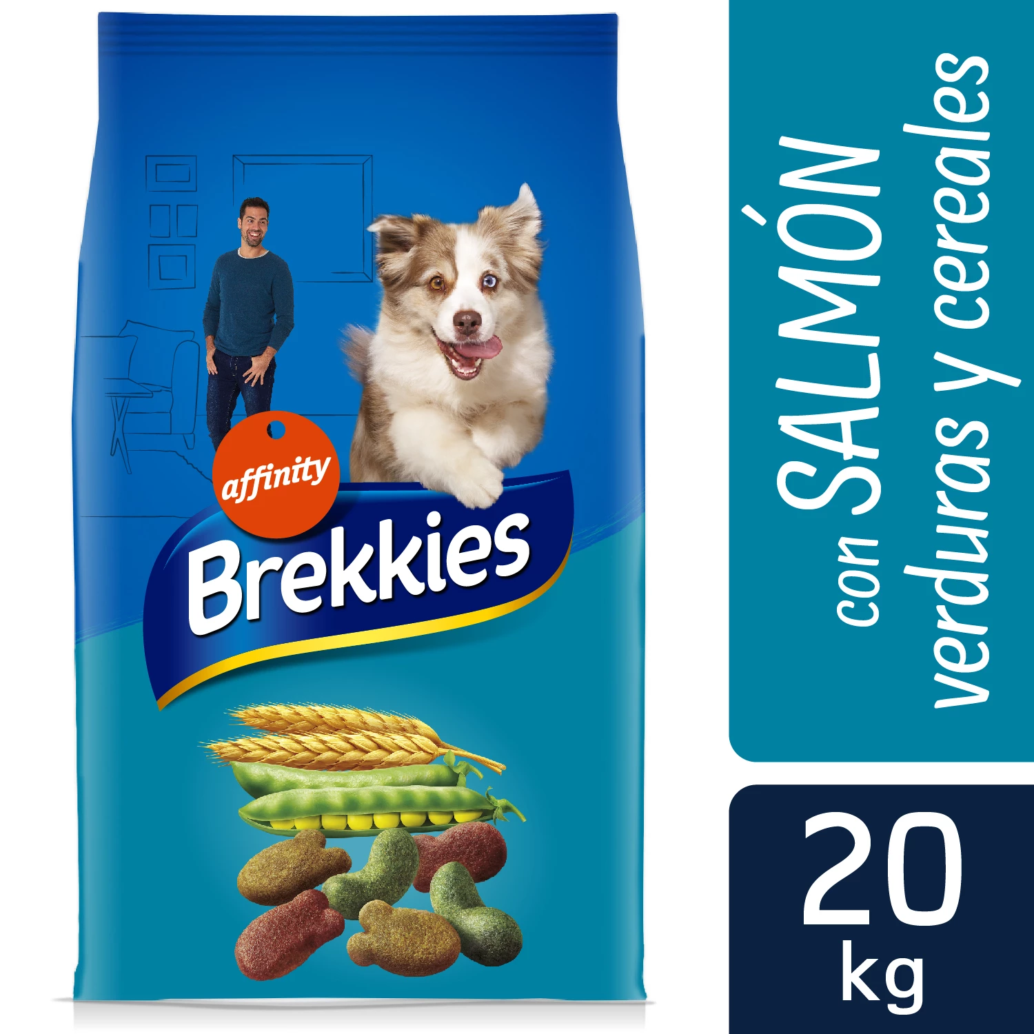Brekkies Excel Excel Cat Foods Pour Chiens Adultes Avec Saumon, Thon Et Légumes 5 Brekkies Excel Excel Cat Foods Pour Chiens Adultes Avec Saumon, Thon Et Légumes – Image 3