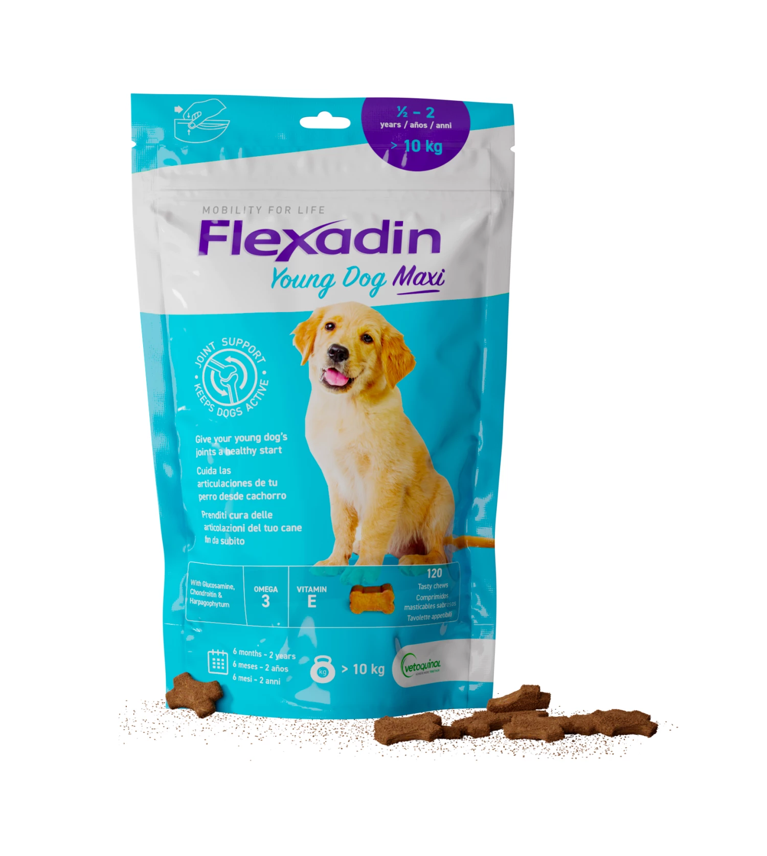 Vetoquinol Vétoquinol Flexadin Suplemento Articular Para Cachorros Maxi 3 Vetoquinol Vétoquinol Flexadin Suplemento Articular Para Cachorros Maxi