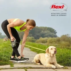 Flexi Laisse Géante Néon Sangle Jaune -Trixie Soldes Magasin flexi giant 6304db3242ef5