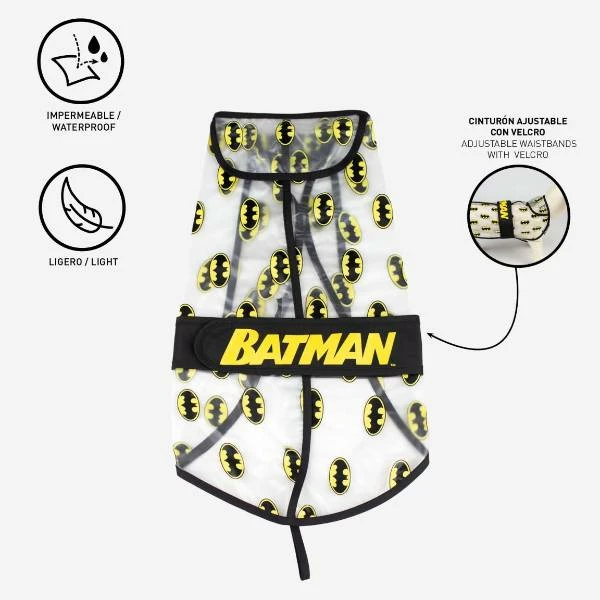 For Fan Pets Imperméable Réglable Batman Pour Chiens 5 For Fan Pets Imperméable Réglable Batman Pour Chiens – Image 3