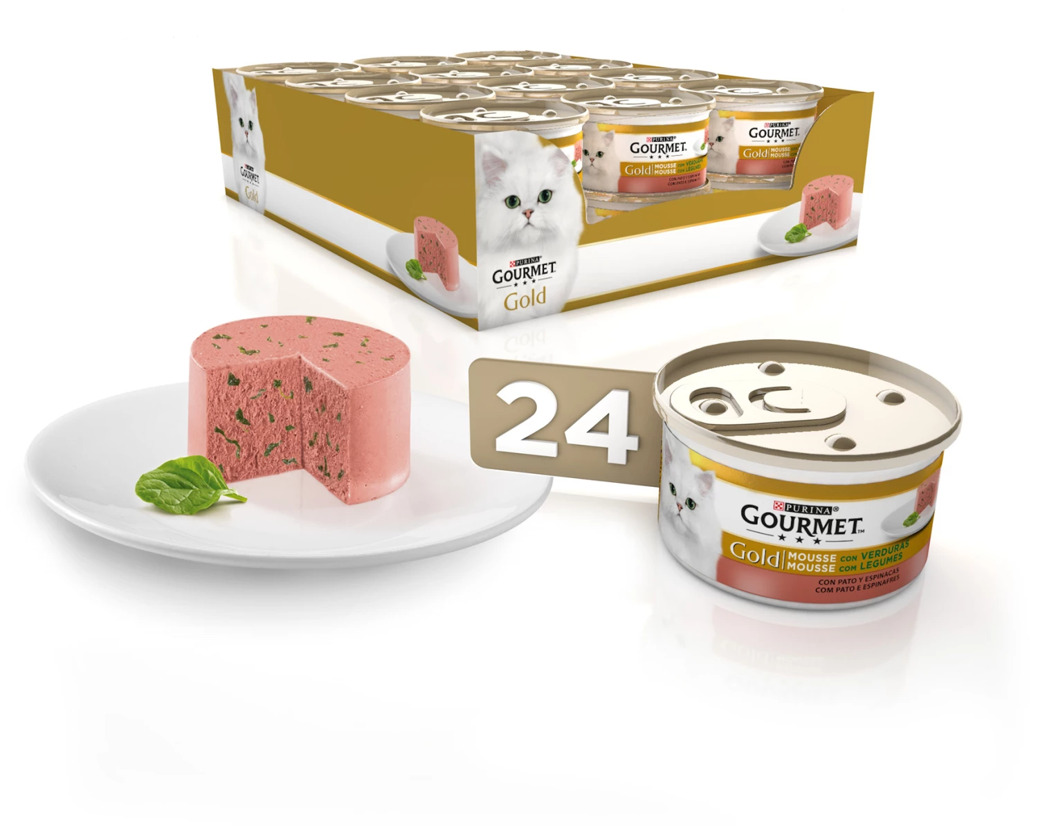 Lot 24 Gourmet Gold Mousse Au Canard Et Aux Épinards 7 Lot 24 Gourmet Gold Mousse Au Canard Et Aux Épinards – Image 5