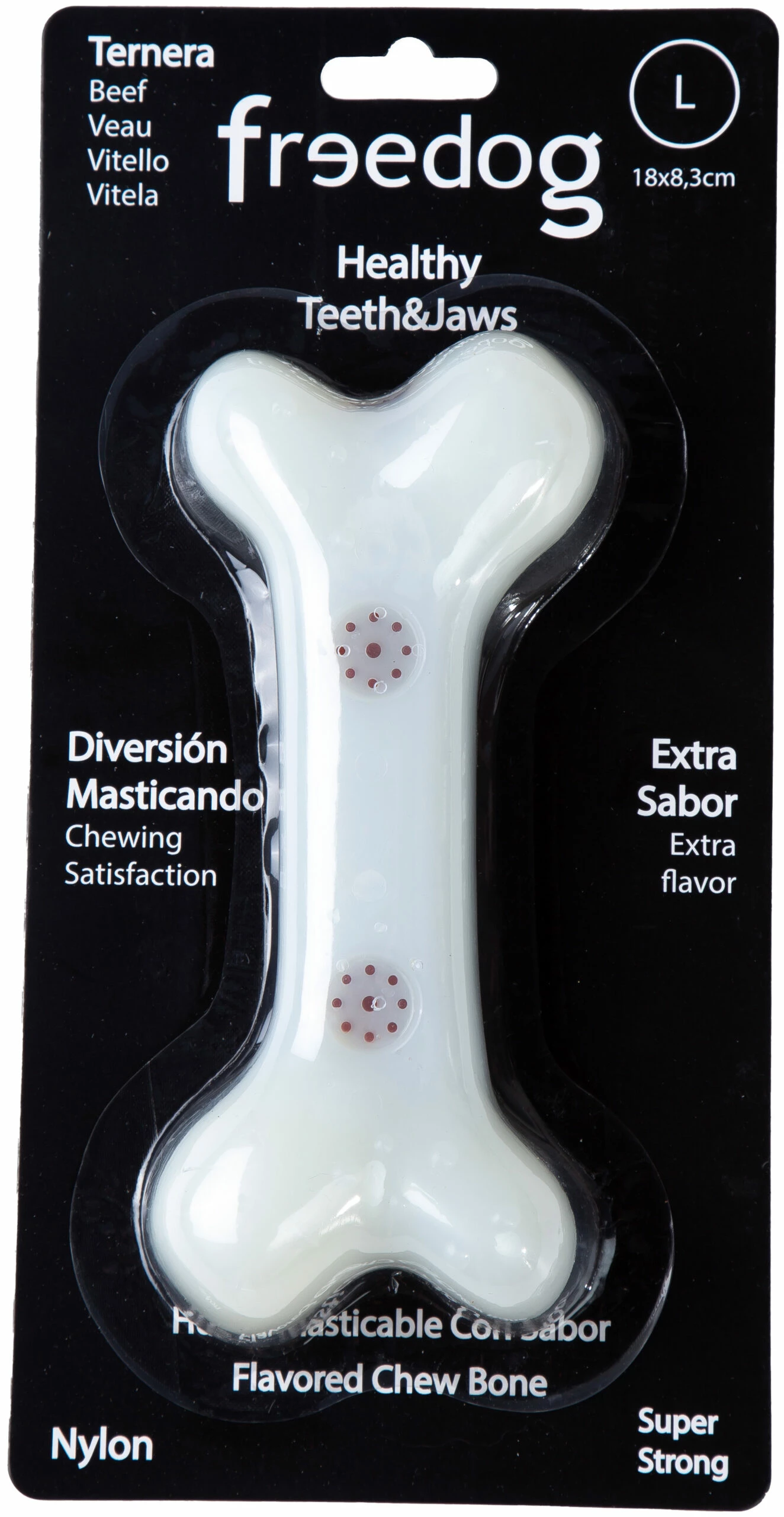 Freedog Os Dur En Nylon Aromatisé Au Veau 5 Freedog Os Dur En Nylon Aromatisé Au Veau – Image 3