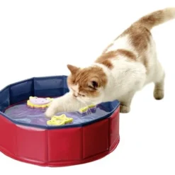 Karlie Flamingo Piscine De Kitty Lake Avec 3 Jouets -Trixie Soldes Magasin kitty lake piscina con 3 juguetes 30cm x 10cm 14 1