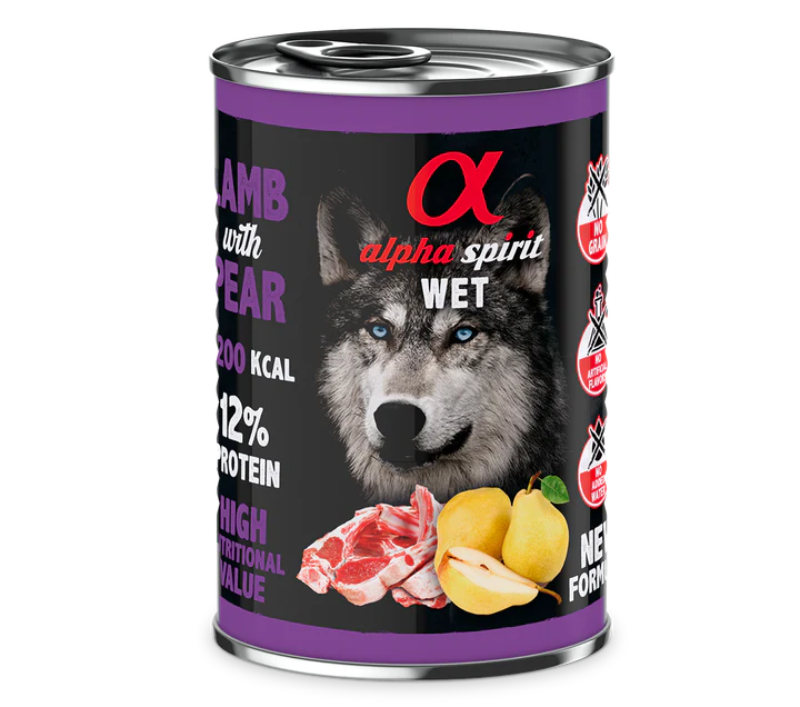 Lot 6 Alpha Spirit Croquettes Pour Chien Agneau Et Poire 3 Lot 6 Alpha Spirit Croquettes Pour Chien Agneau Et Poire