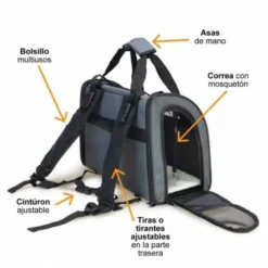 Arquivet Sac à Dos Pour Chiens Modèle Luxury -Trixie Soldes Magasin mochila luxury 41x30x21cm 4 632965becfd4d