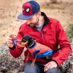 For Fan Pets Plongeur Pour Chien Spiderman -Trixie Soldes Magasin mordedor para perro spiderman 7