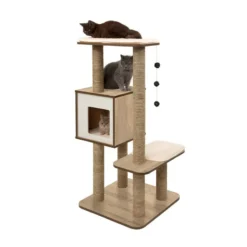 Catit Rascador High Base Madera De Roble Para Gatos -Trixie Soldes Magasin mueble rascador para gatos v high base vesper 4 621de8e5bec6f