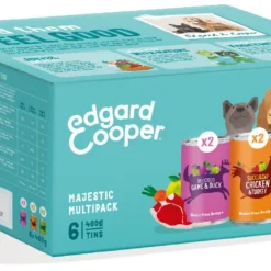 Edgard & Cooper Wet Dogs Multipack Poulet, Cerf Et Agneau