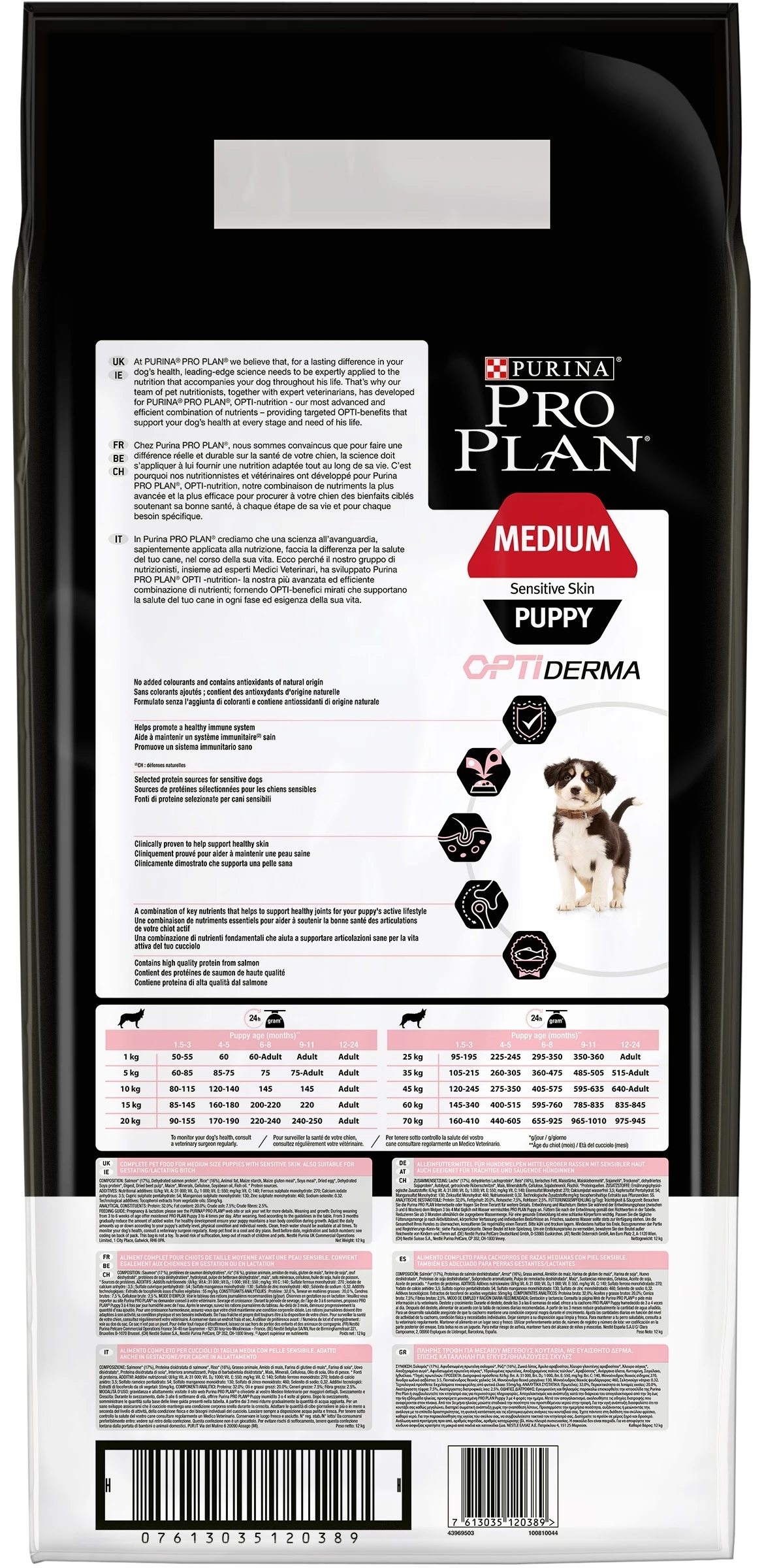 Pro Plan Optiderma Medium Puppy Sensitive Skin Pour Chiots Riche En Saumon 7 Pro Plan Optiderma Medium Puppy Sensitive Skin Pour Chiots Riche En Saumon – Image 5