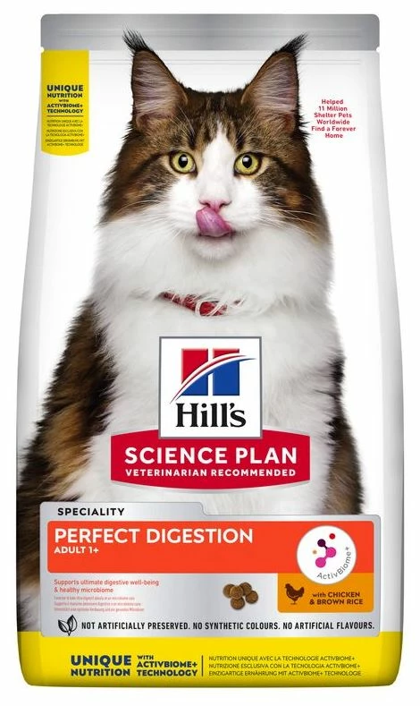 Hill's Science Plan Adult Perfect Digestion Au Poulet & Riz Brun 3 Hill's Science Plan Adult Perfect Digestion Au Poulet & Riz Brun