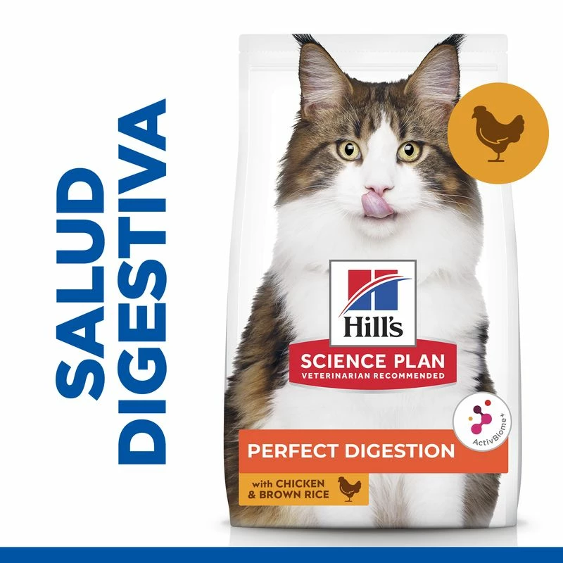 Hill's Science Plan Adult Perfect Digestion Au Poulet & Riz Brun 5 Hill's Science Plan Adult Perfect Digestion Au Poulet & Riz Brun – Image 3