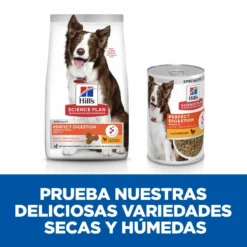 Hill's Science Plan Perfect Digestion Medium Adult Au Poulet & Riz -Trixie Soldes Magasin perfect digestion perros adultos razas medianas pollo arroz 7 8