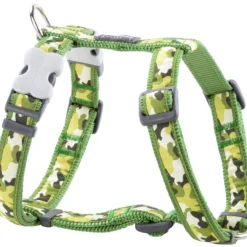 Red Dingo Harnais Vert Camouflage