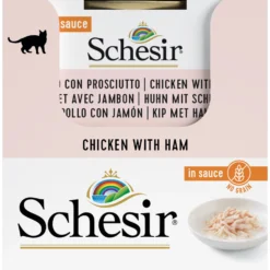 Lot 14 Schesir Poulet Avec Jambon En Sauce 10 Lot 14 Schesir Poulet Avec Jambon En Sauce -Trixie Soldes Magasin pollo con jamon en salsa 4