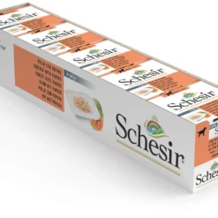 Lot 10 Schesir Poulet Avec Papaye Pour Votre Animal De Compagnie -Trixie Soldes Magasin pollo con papaya para su mascota 5