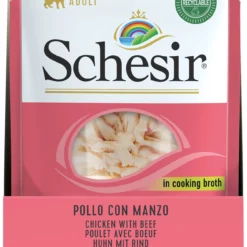 Lot 20 Schesir Poulet Avec Veau En Gélatine -Trixie Soldes Magasin pollo con ternera en gelatina 3