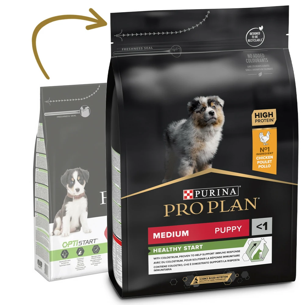Pro Plan Optistart Medium Puppy Pour Chiots Au Poulet 3 Pro Plan Optistart Medium Puppy Pour Chiots Au Poulet