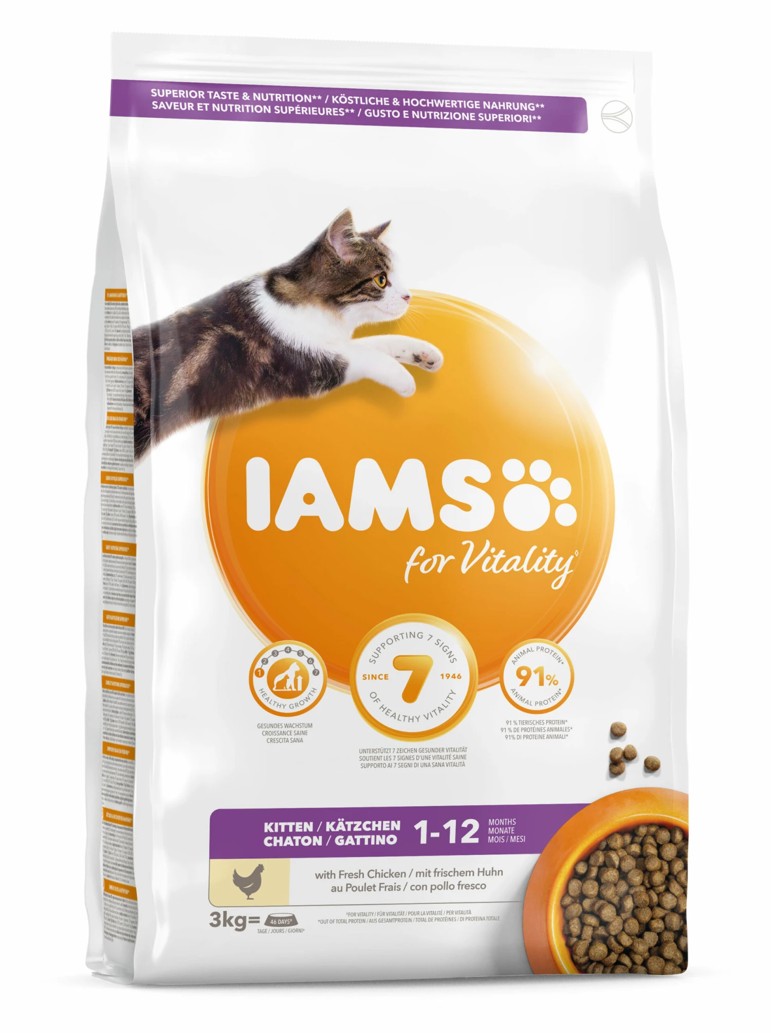 IAMS Proactive Health Kitten Poulet 4 IAMS Proactive Health Kitten Poulet – Image 2