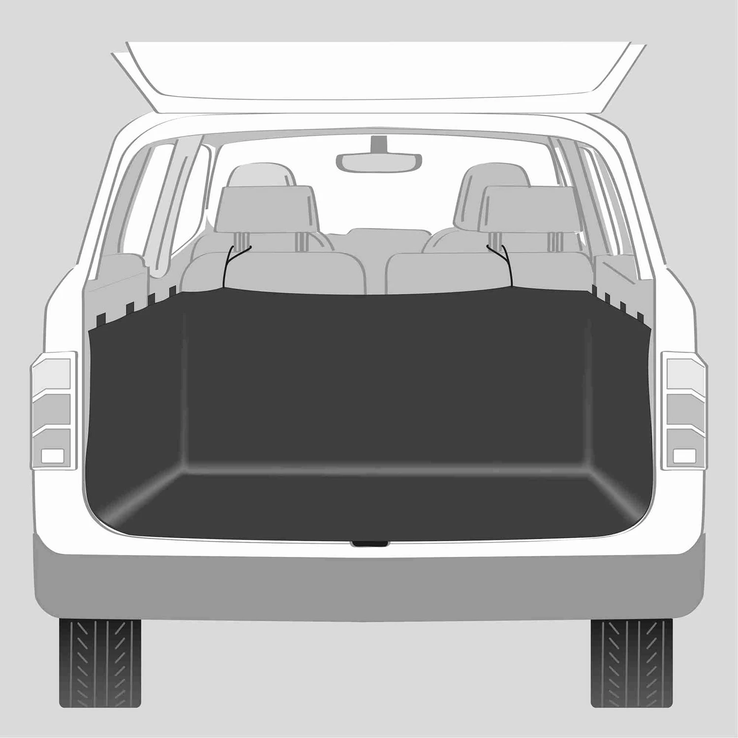 Trixie Protecteur Coffre, Nylon, 2.30x1.70 M, Noir 5 Trixie Protecteur Coffre, Nylon, 2.30x1.70 M, Noir – Image 3