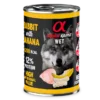 Lot 6 Alpha Spirit Croquettes Pour Chien 'Lapin Et Banane