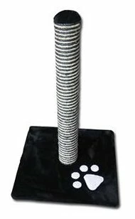 Nayeco Griffoir Savanna Avec Empreinte Et Poteau En Sisal Noir 3 Nayeco Griffoir Savanna Avec Empreinte Et Poteau En Sisal Noir