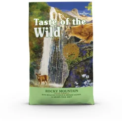 Taste Of The Wild Rocky Mountain Croquettes Pour Chat Au Gibier Et Au Saumon Fumé -Trixie Soldes Magasin rocky mountain pienso con venado asado salmon ahumado para gatos 1