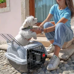 Ferplast Cage De Transport Atlas Luxe 10 Open 10 Ferplast Cage De Transport Atlas Luxe 10 Open -Trixie Soldes Magasin transportin open perro pequeno gris 6286686f84036