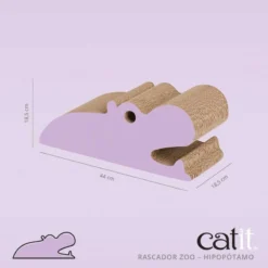 Catit Gratte-papier Zoo Scratchy Hippo -Trixie Soldes Magasin zoo rascador hipopotamo 2